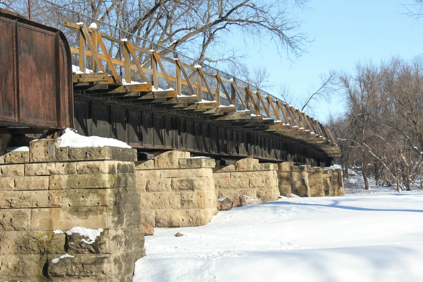 Looking east at spans #3-#8